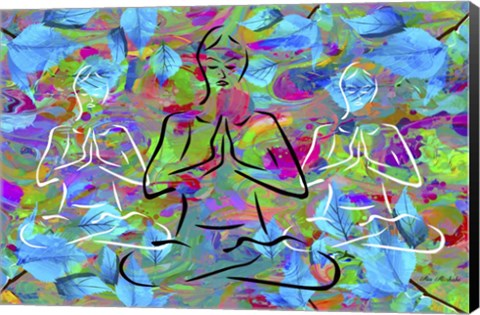 Framed Color Explosion 15 Print