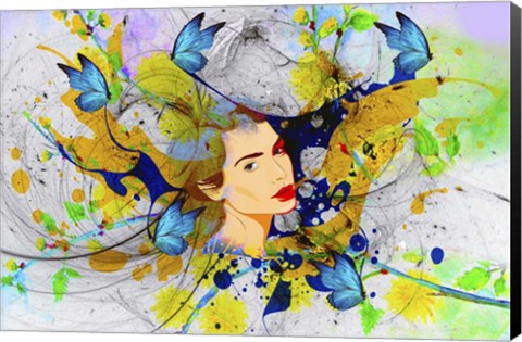 Framed Beauty Face Print