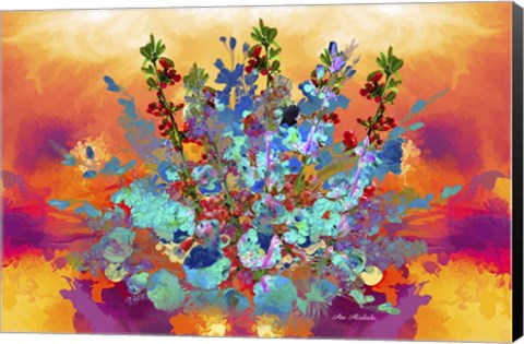 Framed Color Explosion 20 Print