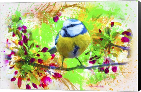 Framed Spring Bird 2 Print