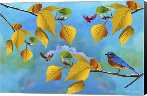 Framed Autumn Season Print