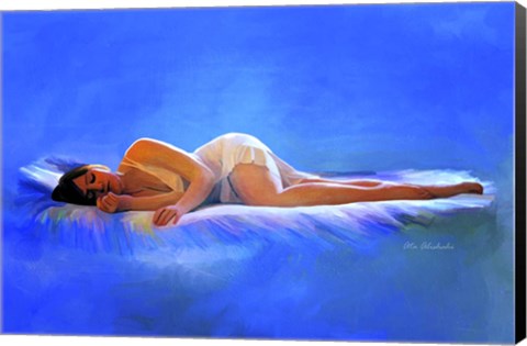 Framed In Bed Print