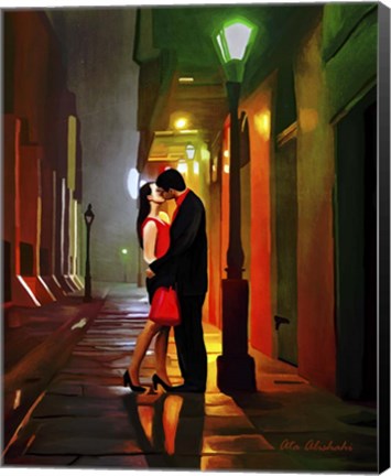 Framed Kissing Goodnight Print