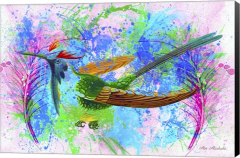 Framed Nest Colors Print