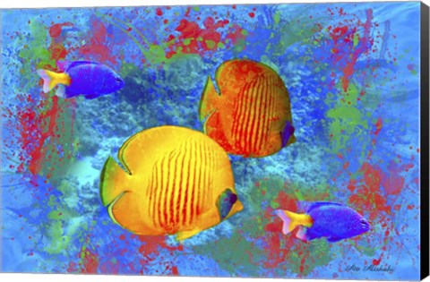 Framed Fish Art 4 Print