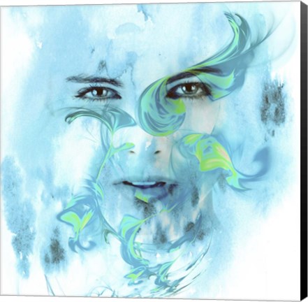 Framed Dreamy Face Print