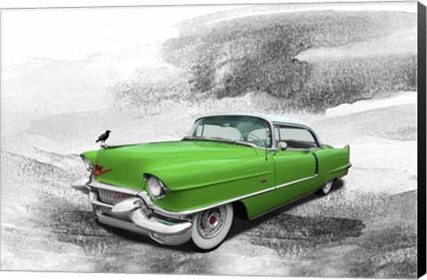 Framed Greencar Print