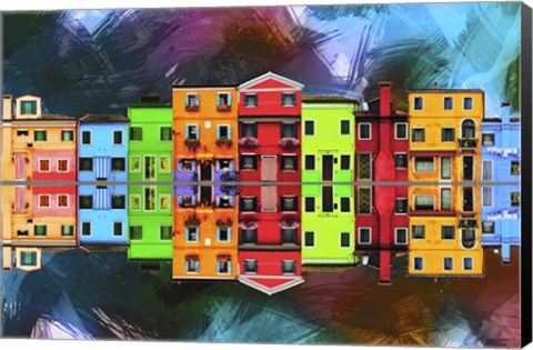 Framed Town C21 Print