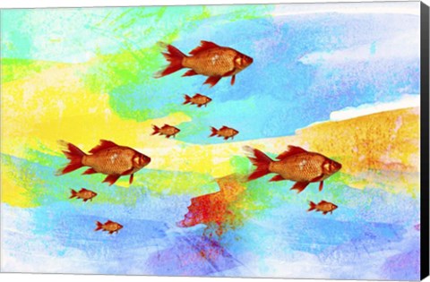 Framed Red Fish M3 Print