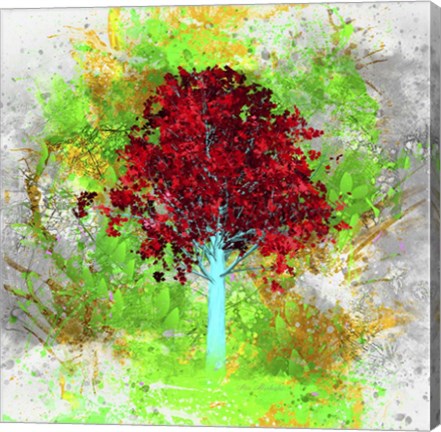 Framed Red Tree M3 Print