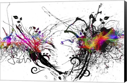 Framed Color Explosion A7 Print