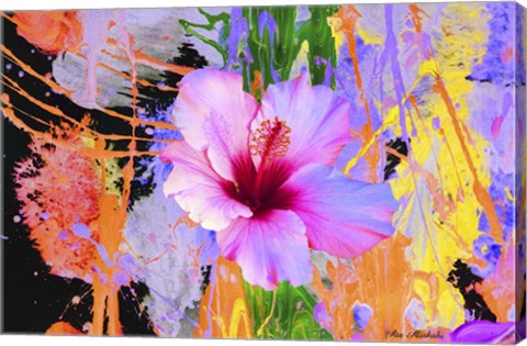 Framed Flower Design K2 Print