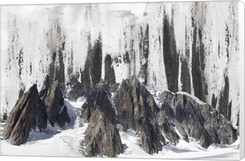 Framed Black Mountain 1 Print