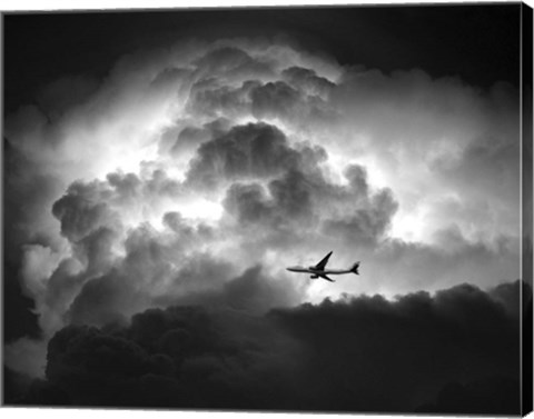 Framed Stormy Cloud Print