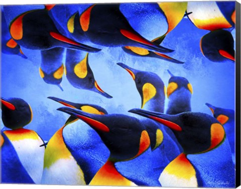 Framed Penguin Print