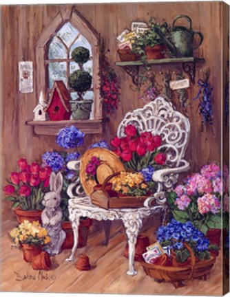 Framed Victorian Shed Print
