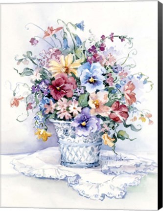 Framed Spring Bouquet IV Print