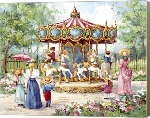 Framed Magical Horses Print