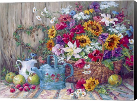 Framed Fresh from the Garden Print