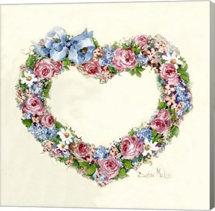 Framed Love&#39;s Wreath Print