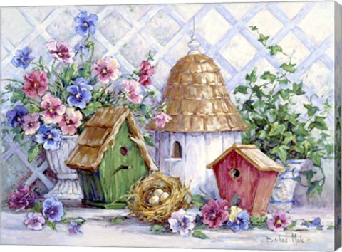 Framed Garden Nesting Print