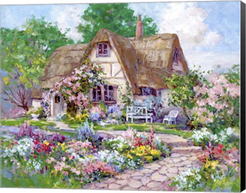 Framed Spennymore Manor Print