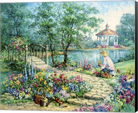 Framed Garden Allure Print