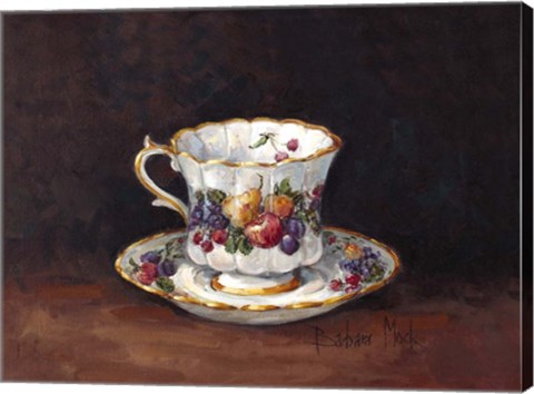 Framed Fruit Teacup II Print