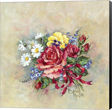 Framed Floral Bouquet Print