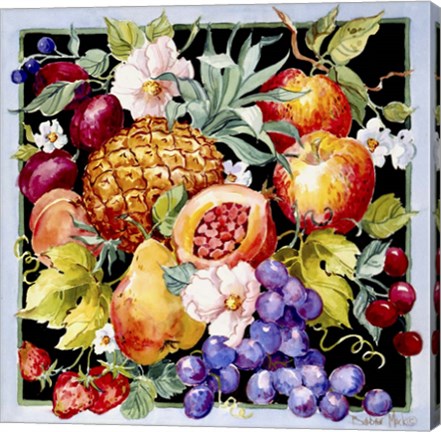 Framed Summer Fruits Print