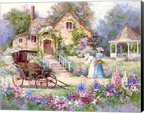 Framed Cottage Afternoon Print