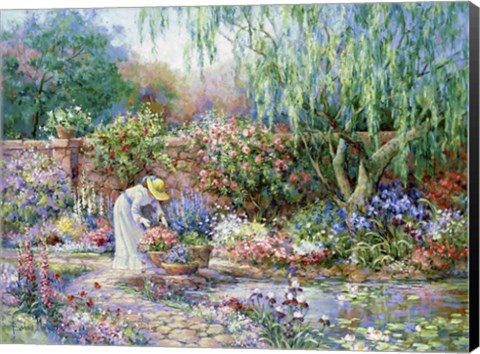 Framed Her Garden Print