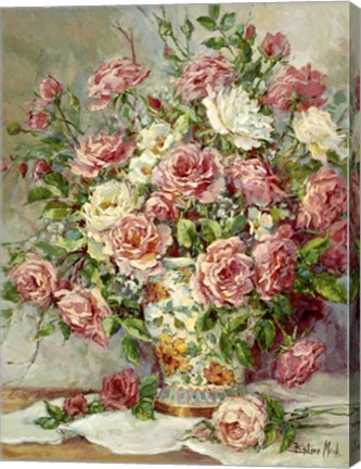 Framed Posies for the Princess Print