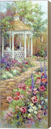 Framed Victorian Gazebo Print