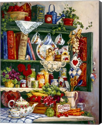 Framed Grandma&#39;s Cupboard Print