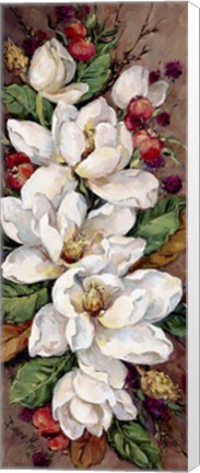 Framed Magnolia Spray II Print