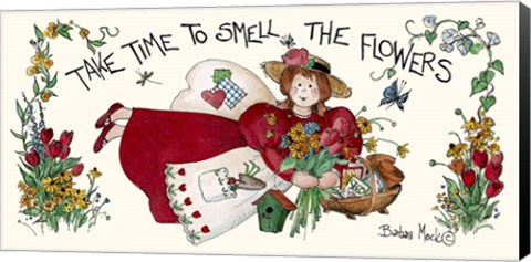 Framed Take Time Print