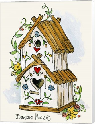 Framed Dutch Flower Inn Print