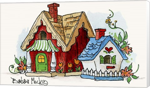 Framed Swiss Chalet Print