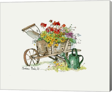 Framed Gardening Gear Print