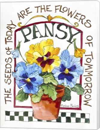 Framed Seeds of Today Print