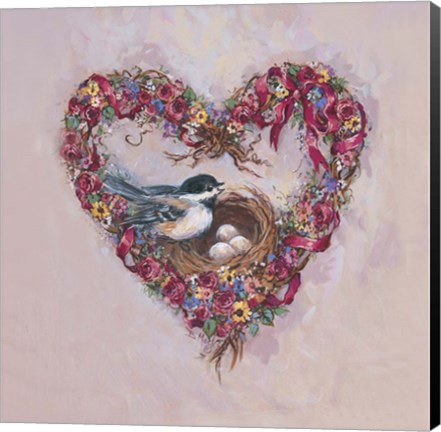 Framed Chick-A-Dees Four Print