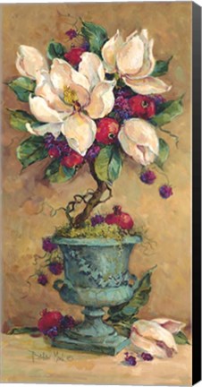 Framed Magnolia Cluster Topiary 2 Print