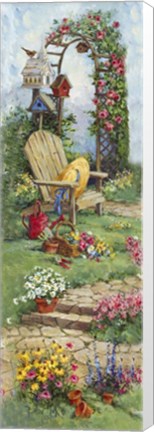 Framed Down the Garden Path 2 Print