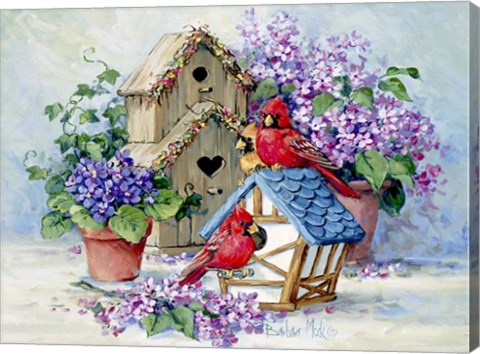 Framed Cardinal&#39;s Home Print