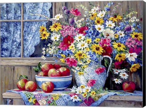 Framed From a Country Garden Print