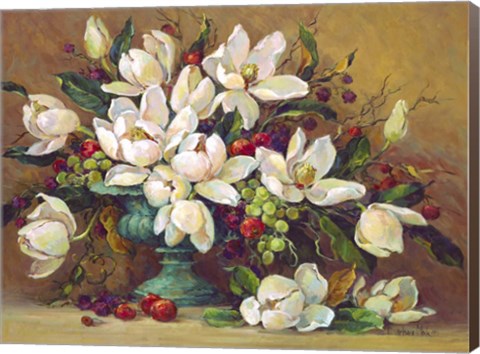 Framed Floral Elegance Print