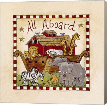 Framed All Aboard Print