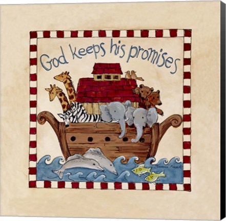 Framed God Keeps his Promises Print