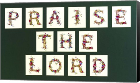 Framed Praise the Lord Print